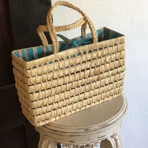 Ralph Lauren woven bag. Like new